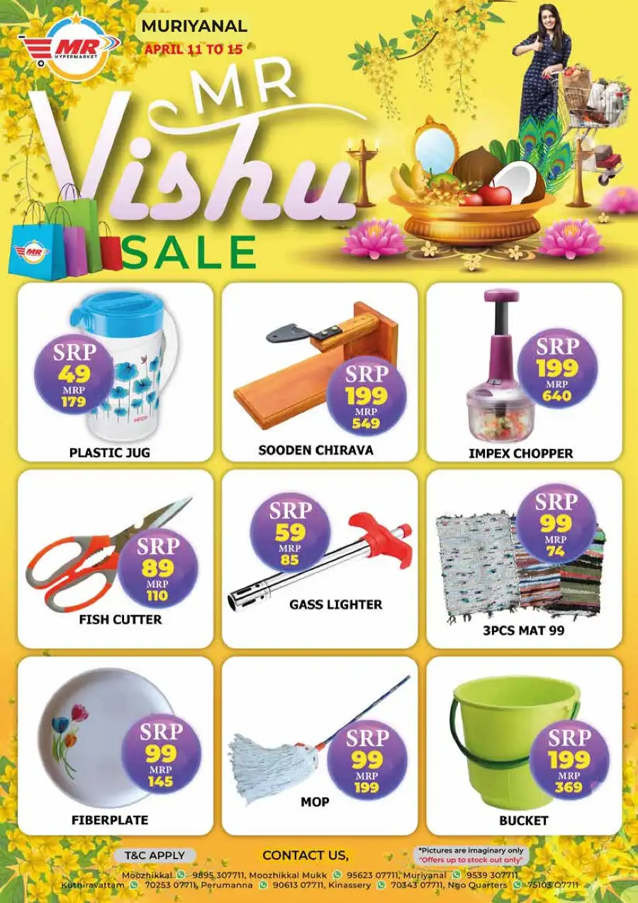 MR Hypermarket Kozhikode | Vishu Sale Offers April 11-15